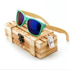 Fashion Polarized Eyewear Items Sunglasses Bamboo Wooden Holders Sunglasses for Driving Men and Women with Wooden Gift Box