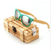 Fashion Polarized Eyewear Items Sunglasses Bamboo Wooden Holders Sunglasses for Driving Men and Women with Wooden Gift Box