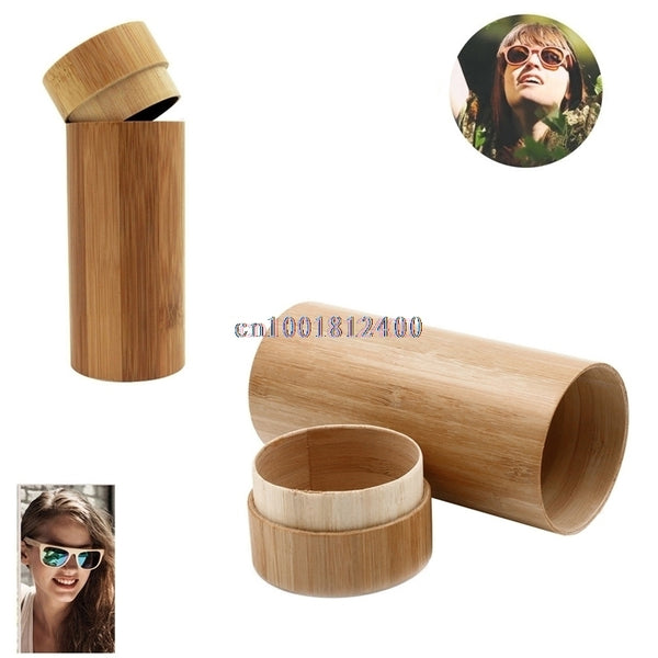 Bamboo Sunglasses Box  Fashion Men Women Handmade Bamboo Wooden Sunglasses Box Frame Glasses Case W033 HOT SALE