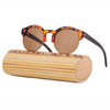 Fashion Round Bamboo Sunglasses Men Wood Sunglasses Women Brand Design Retro Mirror Sun Glasses For Women Oculos de sol feminino