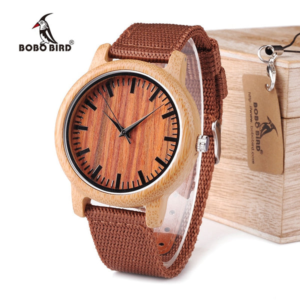 BOBO BIRD WD10 Mens Luxury Top Brand Design Watch Men Wood Wristwatches Designer Watches Luxury Bamboo Watch Gift Box Accept OEM