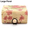 Ring Necklace Earrings Bamboo Wooden Case Jewelry Storage Boxes Holder Gift