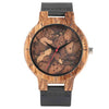 Creative Full Natural Wood Male Watches Handmade Bamboo Novel Fashion Men Women Wooden Bangle Quartz Wrist Watch Reloj de madera