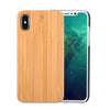 100% Original Real Wood Case For iPhone X 8 7 6 6s Plus 5 5s SE Fundas Genuine Natural Wooden + Hard PC Back Cover Phone Cases