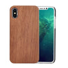 100% Original Real Wood Case For iPhone X 8 7 6 6s Plus 5 5s SE Fundas Genuine Natural Wooden + Hard PC Back Cover Phone Cases