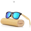 RTBOFY 2017 Retro Bamboo Wood Sunglasses Men Women Brand Designer Goggles Gold Mirror UV400 Eyewear