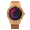 YISUYA Bamboo Wooden Women Creative Watches Unisex Handmade Nature Wood Timber Quartz Wrist Watch Men Sport Business Watch Clock