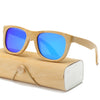 Wood Sunglasses Men women square bamboo Women for men women Mirror Sun Glasses retro de sol masculino 2017 Handmade with case