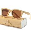 Wood Sunglasses Men women square bamboo Women for men women Mirror Sun Glasses retro de sol masculino 2017 Handmade with case