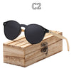 RTBOFY Wood Sunglasses for Women & Men Bamboo Frame Glasses Handmade Wooden Eyeglasses, with Free Bamboo Gift Case