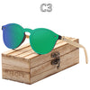 RTBOFY Wood Sunglasses for Women & Men Bamboo Frame Glasses Handmade Wooden Eyeglasses, with Free Bamboo Gift Case