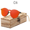 RTBOFY Wood Sunglasses for Women & Men Bamboo Frame Glasses Handmade Wooden Eyeglasses, with Free Bamboo Gift Case