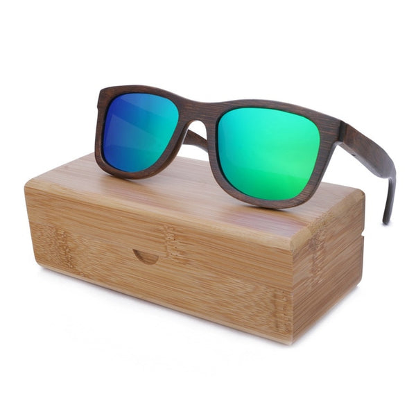 BerWer 2018 fashion polarized sunglasses available Bamboo wooden sunglasses