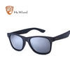 HU WOOD Bamboo Sunglasses Polarized For Unisex Rectangle Plastic Frame Fashion Sun Glasses Women Driving Fishing UV400 GR8007