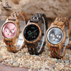 2018 BOBO BIRD Wood Watches Timepieces for Men and Women Functional Stop Wrist Watch Date Display Wooden Gifts Box  C-P18N