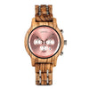 2018 BOBO BIRD Wood Watches Timepieces for Men and Women Functional Stop Wrist Watch Date Display Wooden Gifts Box  C-P18N