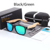 BARCUR Bamboo Polarized Sunglasses Men Polarized Wooden Sun glasses Women Brand Original Wood Glasses Oculos de sol masculino