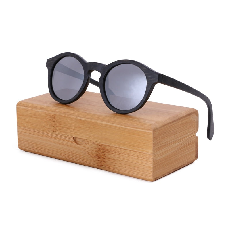 BerWer 2018 fashion polarized woman sunglasses man Bamboo wooden sunglasses oculos de sol feminino