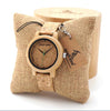 BOBO BIRD Couple Watch Men Bamboo Quartz Wristwatches Wooden Wood Watches for Women as Gift relogio masculino