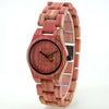 BEWELL 105DL Nature Handmade Colorful Bamboo Wood Watch Women Analog Quartz Fashion WristWatch with Mix Colors Free Shipping