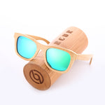 BARCUR Retro Men Sun glasses Women Polarized Sunglasses Bamboo Handmade Wood Sunglasses Beach Wooden Glasses Oculos de sol