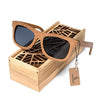 BOBO Square Men Sunglasses Polarized UV Protection Eyewear Women Bamboo Sun Glasses lunettes femmes solaire