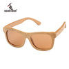 BOBO Square Men Sunglasses Polarized UV Protection Eyewear Women Bamboo Sun Glasses lunettes femmes solaire