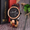 BOBO BIRD Bamboo Wooden Lover Couple Watches Men Show Date Ladies Wristwatch Women Quartz Male bayan kol saati Gift in Wood Box