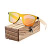 BARCUR 2018 Fashion Wooden Sunglasses Men Bamboo Temple Sun Glasses Women Wood Glasses Oculos de sol masculino