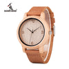 BOBO BIRD relogio masculino Antique Bamboo Watches Men and Women With Leather Strap Wood Wristwatch Top Brand Drop Shipping