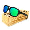 BOBO BIRD Men Wood Women Sun glasses Ladies Polarized Mirrored Coating Bamboo Wooden Sunglasses Lady Gifts