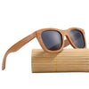 BARCUR Retro Men Sun glasses Women Polarized Sunglasses Bamboo Handmade Wood Sunglasses Beach Wooden Glasses Oculos de sol