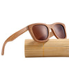 BARCUR Retro Men Sun glasses Women Polarized Sunglasses Bamboo Handmade Wood Sunglasses Beach Wooden Glasses Oculos de sol