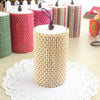 Unique Cylinder Jewelry Bamboo Wooden Storage Organizer Box Wedding Favor Case