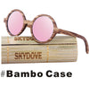 SKYDOVE Polarized  Wooden Sunglasses Men 2018 Vintage Kids Zebra Wood Sunglasses Round Women Bamboo Wood Sunglasses Men