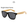 BOYSEEN Retro Wood Sunglasses Men Bamboo Sunglass Women Brand Design Sport Goggles Gold Mirror Sun Glasses Shades lunette oculo