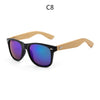 BOYSEEN Retro Wood Sunglasses Men Bamboo Sunglass Women Brand Design Sport Goggles Gold Mirror Sun Glasses Shades lunette oculo