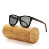 AN SWALLOW  Zebra Wooden Polarized Sunglasses Men's Retro UV Protective Glasses Lady's Bamboo Glasses in Gift Box