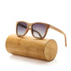 AN SWALLOW  Zebra Wooden Polarized Sunglasses Men's Retro UV Protective Glasses Lady's Bamboo Glasses in Gift Box