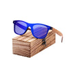 BARCUR 2018 Fashion Wooden Sunglasses Men Bamboo Temple Sun Glasses Women Wood Glasses Oculos de sol masculino