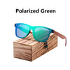 BARCUR 2018 Fashion Wooden Sunglasses Men Bamboo Temple Sun Glasses Women Wood Glasses Oculos de sol masculino