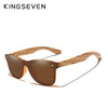 KINGSEVEN 2019 Handmade Brand Design Zebra Polarized Sunglasses Men/Women Mirror Lens Original Wood Eyewear Oculos de sol