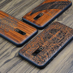 2018 New Meizu 16X Case Slim Wood Back Cover TPU Bumper Case For Meizu 16x Phone Cases Meizu-16X