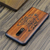 2018 New Meizu 16X Case Slim Wood Back Cover TPU Bumper Case For Meizu 16x Phone Cases Meizu-16X