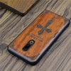 2018 New Meizu 16X Case Slim Wood Back Cover TPU Bumper Case For Meizu 16x Phone Cases Meizu-16X